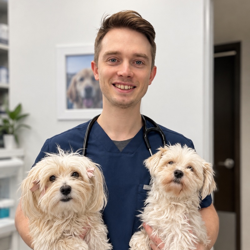 Dr. Alastair Fraser, veterinario en Tropicana Animal Hospital